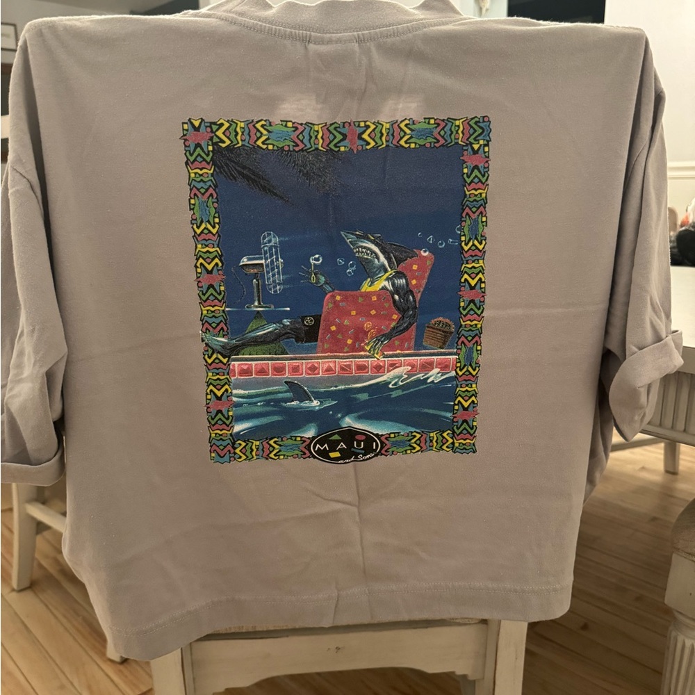 Maui and sons cropped tee